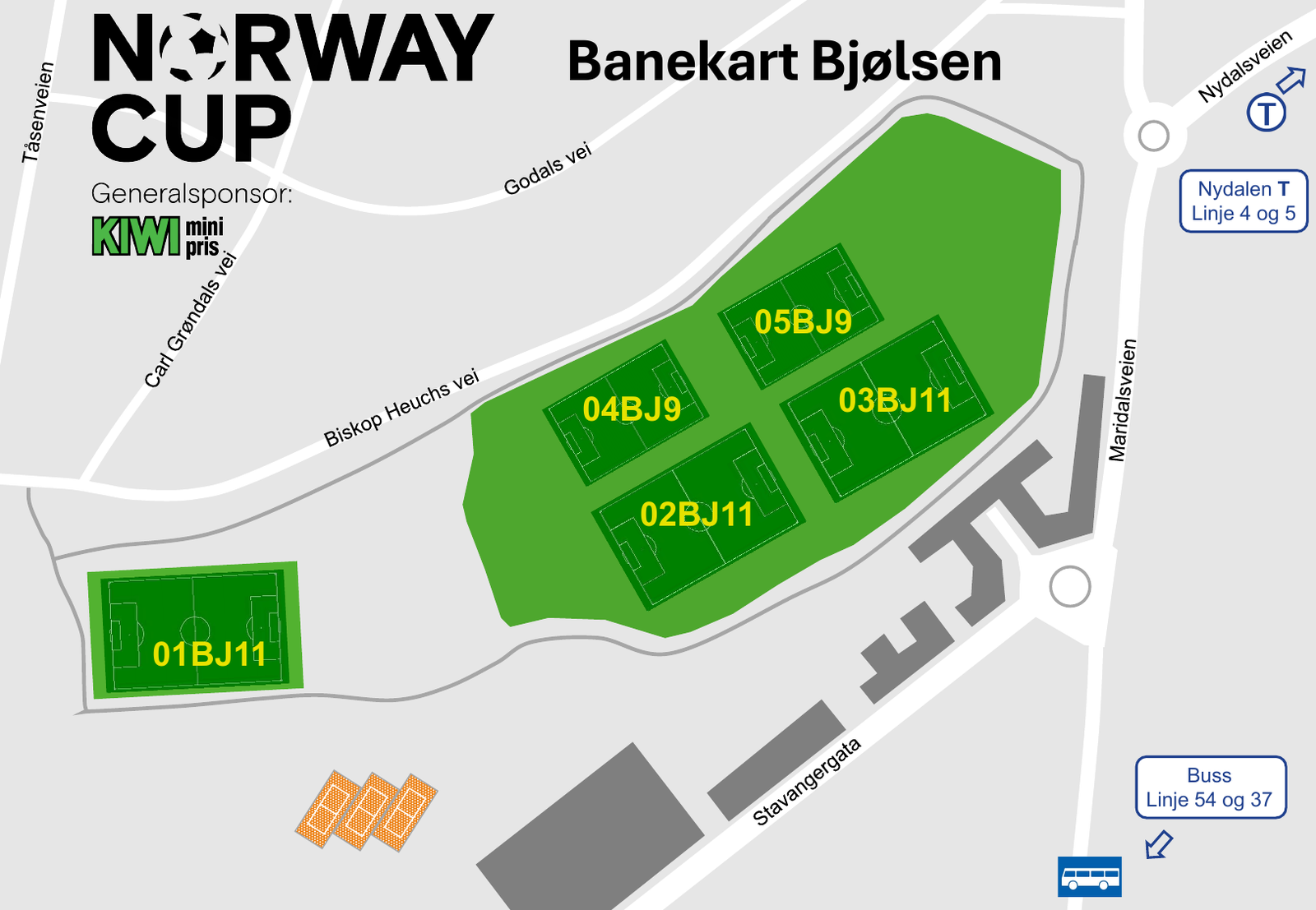 Banekart Voldsløkka / Bjølsen